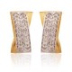 Designer Earrings with Certified Diamonds in 18k Yellow Gold - ER0315P